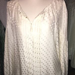 🌺Tory Burch ivory silk blouse
